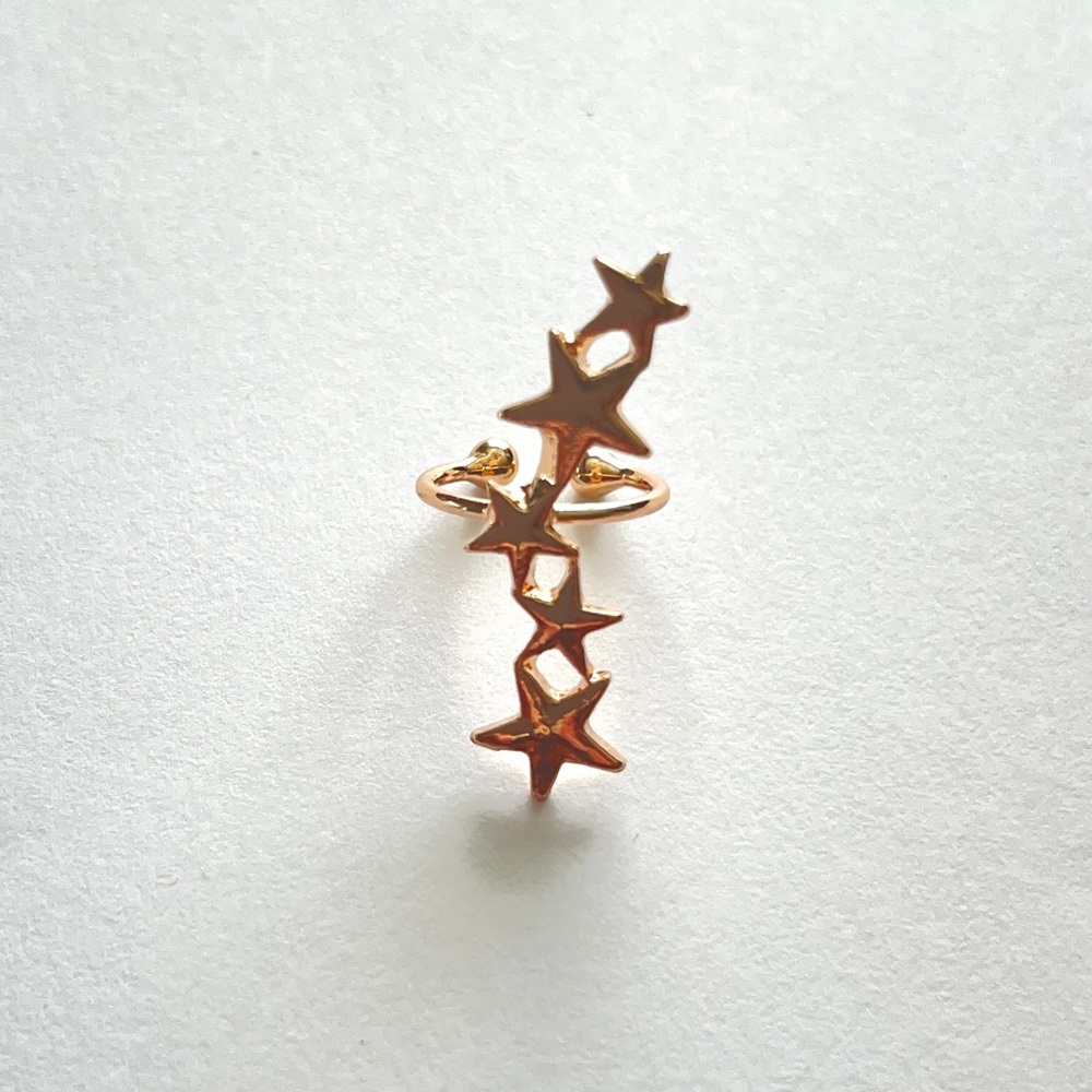 STAR GOLD EAR CUFF